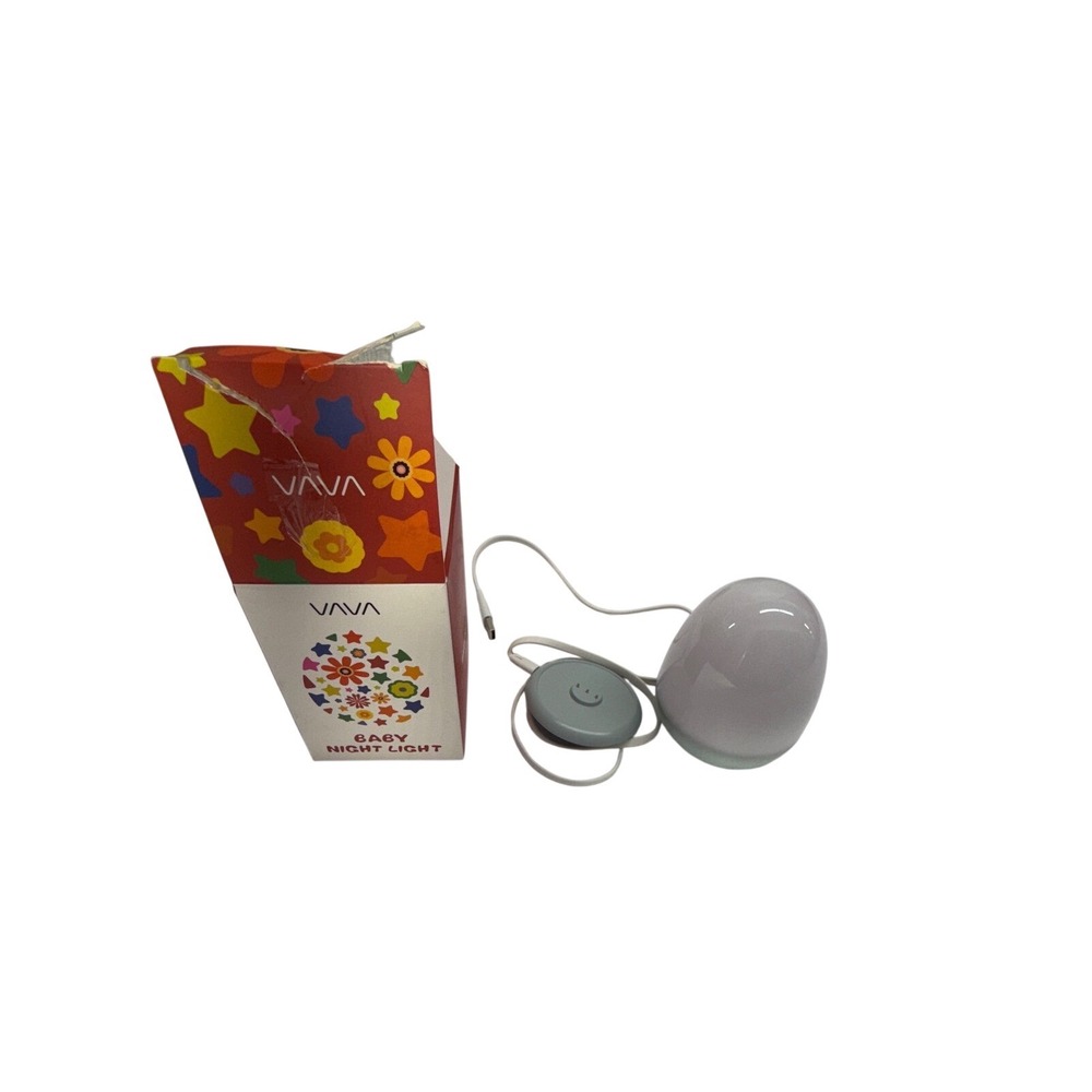 VAVA Baby Night Light VA-CL006 LED Portable Nursery Lamp with Charging Base Blue